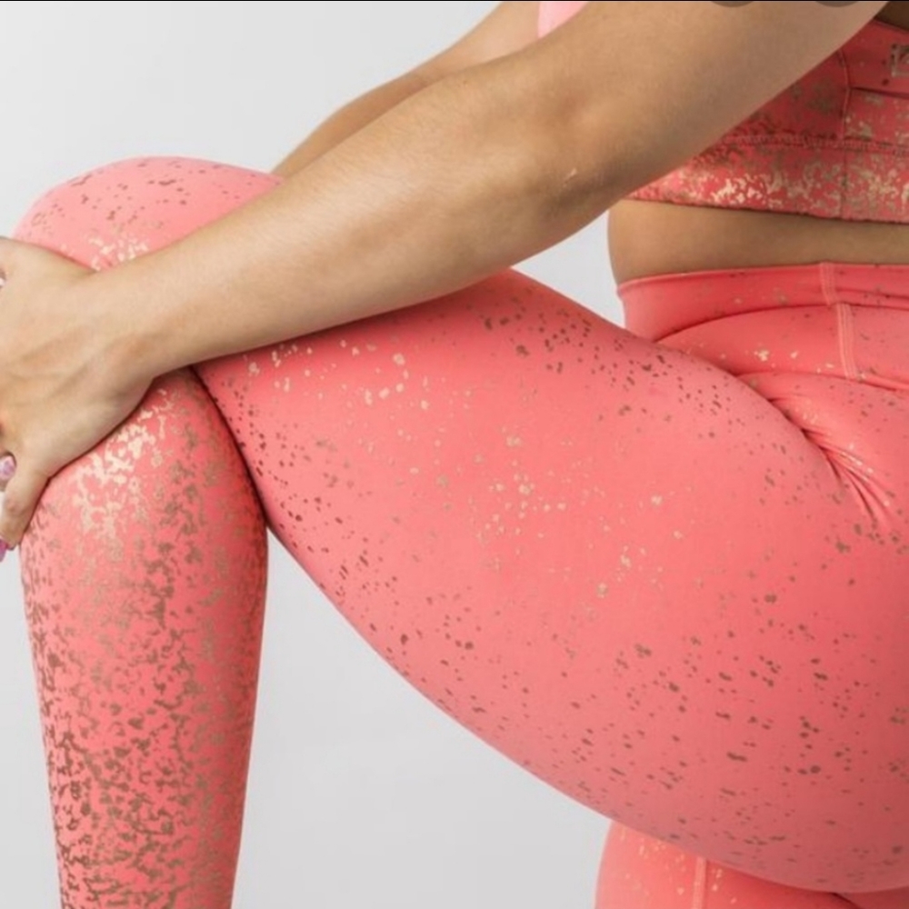 Buffbunny Rose speckled leggings